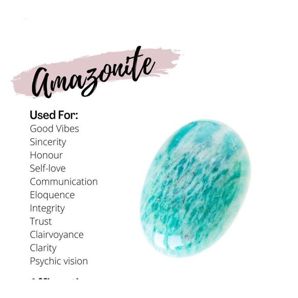 silver tone Tibetan amazonite pendant - Picture 10 of 10